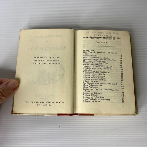 El pequeño libro de la música anécdotas de Helen L. Kaufmann... - Imagen 10 de 11