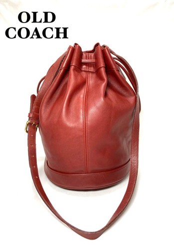 COACH 0460-136 Vintage Shoulder Bag with Drawstring, From Japan - Picture 20 of 24