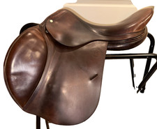 Antares Hampton Classic Saddle 17.5" Medium Tree 2A Flap Horse Jump Equestrian