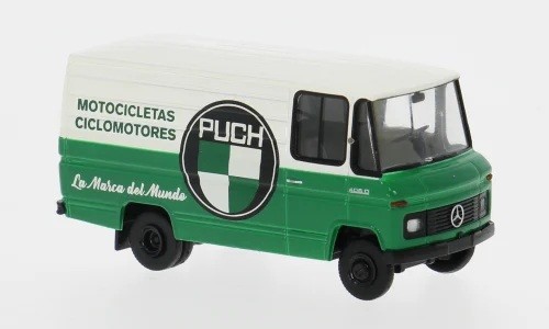Brekina 36858 1:87 Mercedes L 406 D Kasten Van, 1967 Puch - New