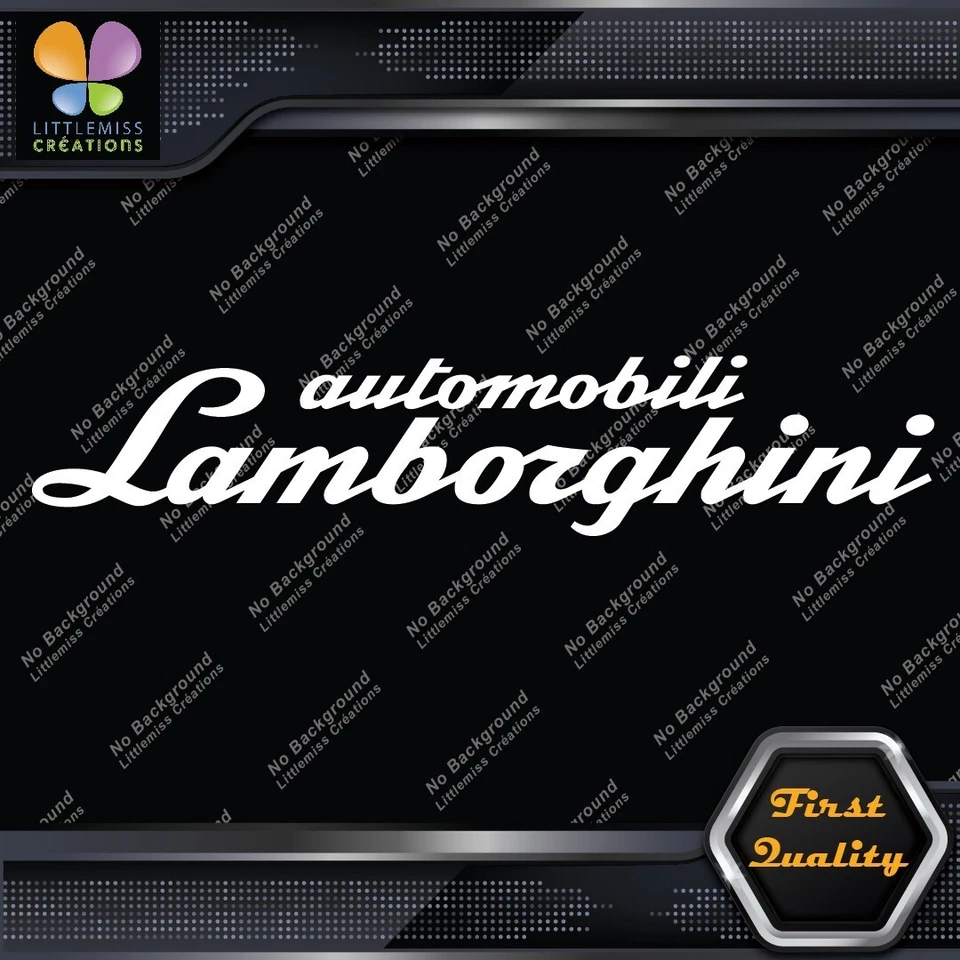 Compatible Lamborghini Automobili Modern Logo Cars Vinyl Decals Stickers - Изображение 2 из 4