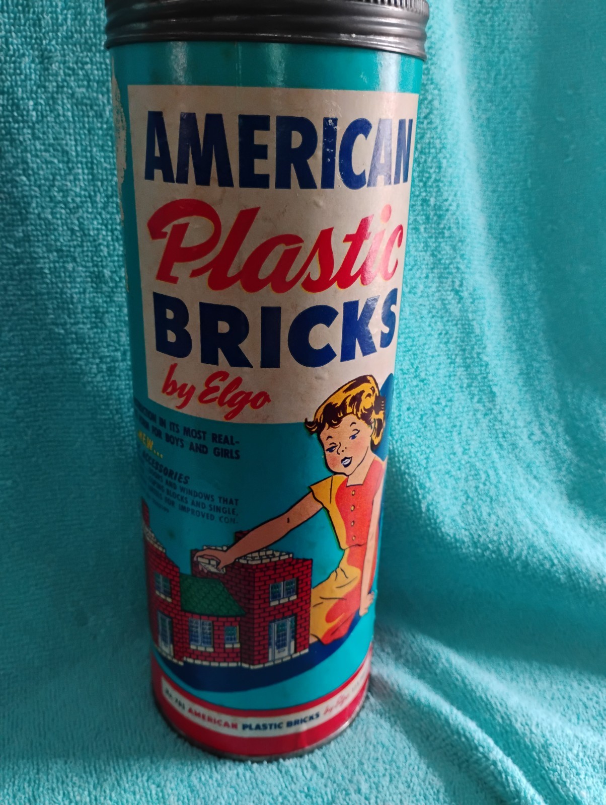 Vintage Toys-American Plastic Bricks by Elgo Company