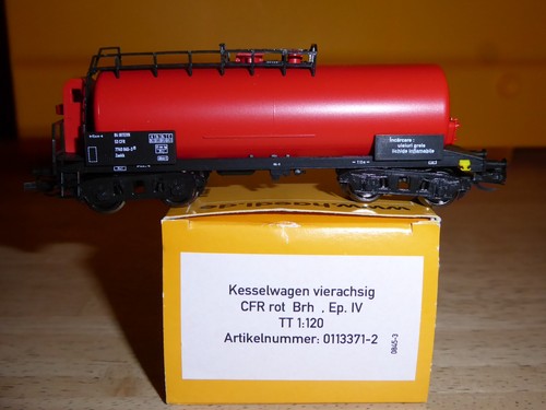 Hädl 0113371-2 TT Spiele Max TT Kraftstoff-Kesselwagen rot CFR Epoche 4 in OVP | Zustand: Gebraucht