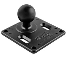 RAM-2461U. RAM Mount 3 5/8" sq. 75MIL. Vesa Base w/ Ball. Black