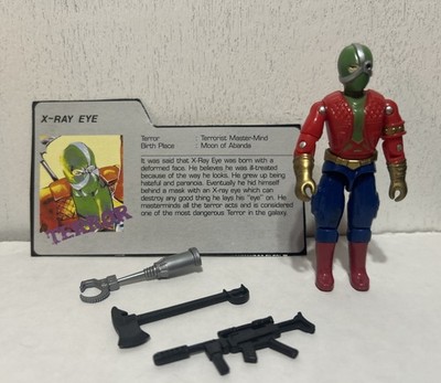 Power Commandos X-RAY EYE 1992 Lucky Bell Action Figure Complete FC *not GI Joe
