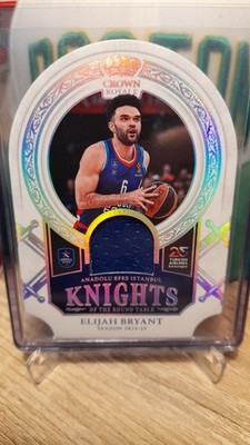 2024-25 Panini Crown Royale Euroleague Elijah Bryant Knights of the Round Table