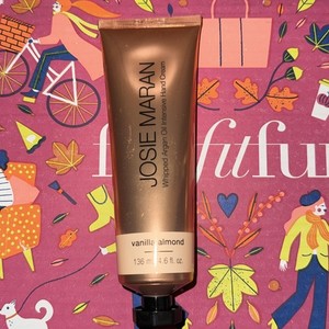 Josie Maran Whipped Argan Oil Hand Cream Vanilla Almond 4.6 oz  136ml Super Size