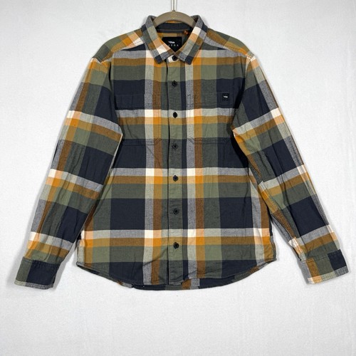 SITKA Shirt Mens Medium Ashland Plaid Lightweight Flannel Outdoor Stretch Pocket - Picture 2 of 14