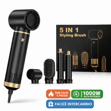 Spazzola Elettrica 5 in 1 per Capelli  Ricci Lisci Volume Phon Professionale
