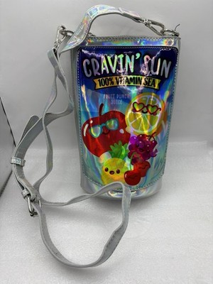  Cravin Sun  Fruit Juice Punch Handbag/Crossbody Purse 6x9 Holo BQ