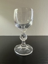 Witchy Pentagram Crescent Moon Glass Goblet Gothic Celestial