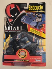 1992 Kenner Batman The Animated Series Batcycle Motorized MOC Sealed