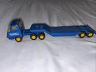 Vintage Tonka Truck With Lowboy Trailer Blue 1970s