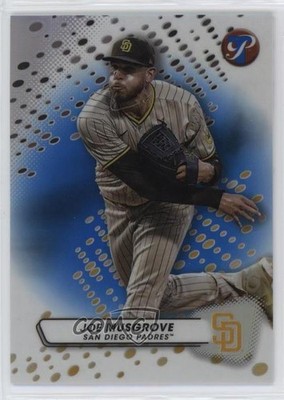 2023 Topps Pristine Blue Refractor 48/75 Joe Musgrove #215 1h2h