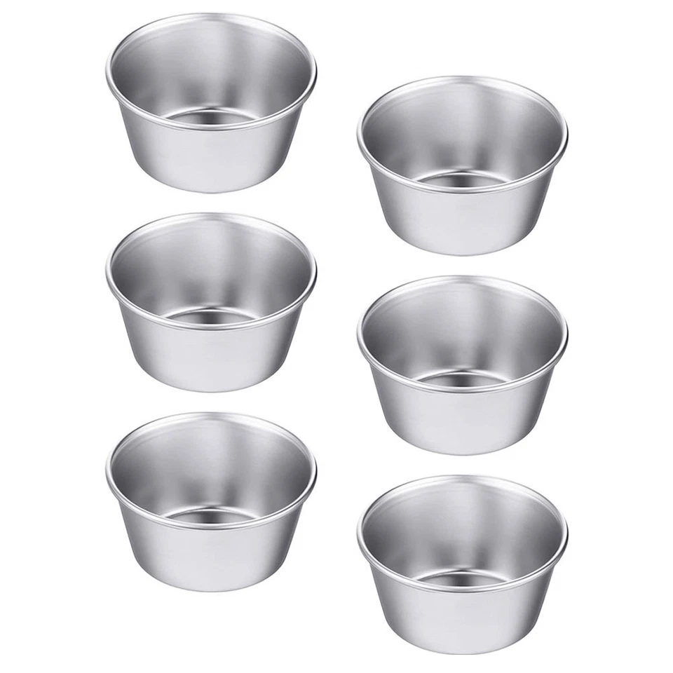  6 Pcs Mini Kuchen Förmchen Kohlenstoffstahlkuchenwanne -Backform - Bild 2 von 4