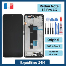 Écran Original Complet Redmi Note 15 Pro 4G Noir + Outils