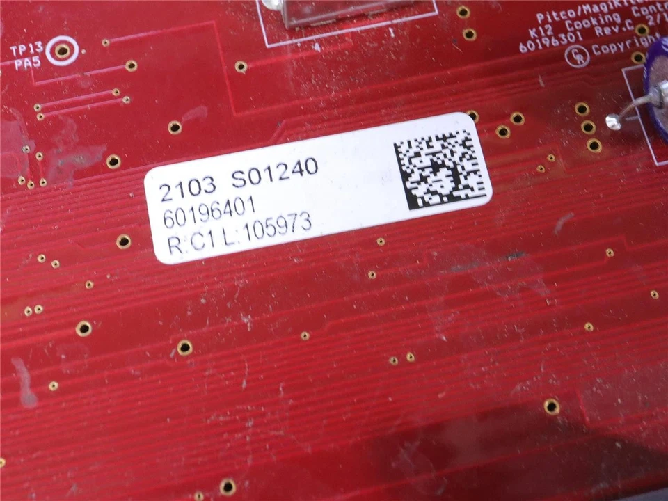 Placa madre PCB placa de circuito de control de pantalla PITCO MagiKitch'n 60196401 Foto 4 de 4
