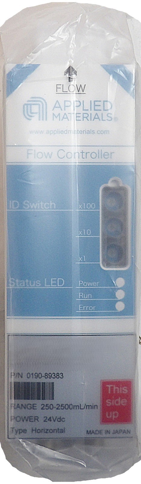 AMAT Applied Materials 0190-89383 Flow Controller 250-2500mL/min New Surplus