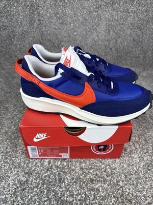 Nike Shoes Women s Sz 7.5 Blue Void Red Waffle Debut Running Sneakers IB4364-492
