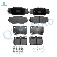 Set of 8 Front-Rear Ceramic Brake Pad Kit For 2006-2008 Lexus IS250 Base