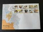 Sweden 1990 #1819-1828 Bees - FDC