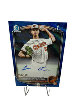 Joseph Dzierwa 2025 Bowman Draft Chrome 1st Blue Wave Refractor Auto /150