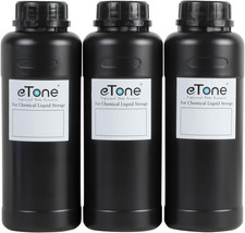 Etone 3X 500Ml Darkroom Chemical Storage Bottles with Caps Film Photo Developing