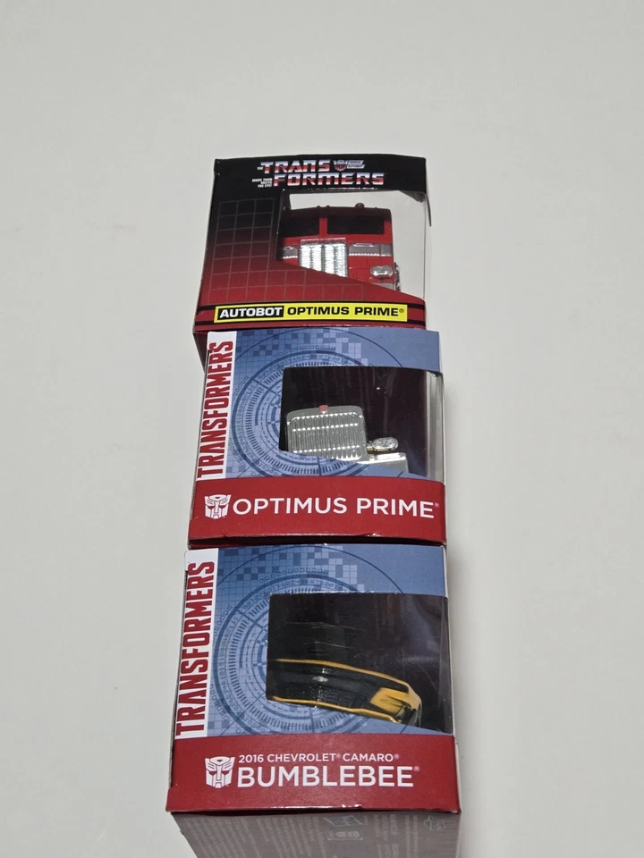 Transformers Optimus Prime, Bumblebee Jada Hasbro Diecast 1:32 Scale Set of 3 - Image 4 of 4