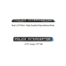 Fits Crown Victoria Interceptor Police Emblem Decal Explorer Taurus
