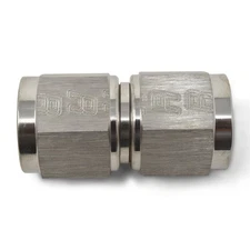 Russell 640001 6AN Straight Swivel Coupler Adapter Fitting with Endura Finish