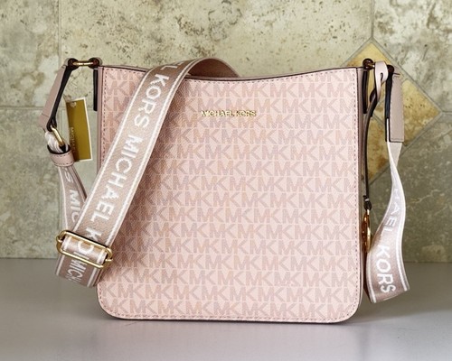 MICHAEL KORS JET SET TRAVEL SMALL SHOULDER MESSENGER BAG MK PINK POWDER BLUSH - Picture 17 of 17