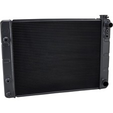WindChill® LS 3-Row Radiator w/Transmission Cooler, 33x19, Black