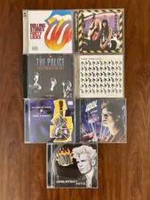 Rolling Stones, Police, Dire Straits, Billy Idol Rock & Pop CD Collection. Rare!