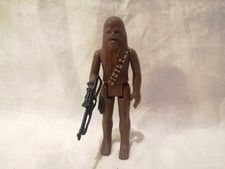 Excellent Vintage 1977 Star Wars Chewbacca Figure With Original Weapon Gun
