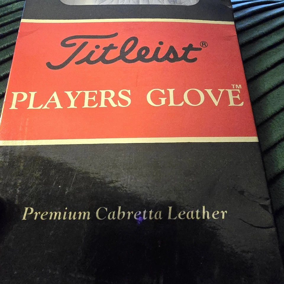 Guante de Golf Titleist Players De Colección Damas Izquierdo Pequeño Pr Cuero Cabretta Perla A Presión Foto 3 de 4