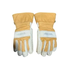Hestra Falt Guide Glove Mens 11 XL Ski Leather Wool Pile Terry Liner Stain