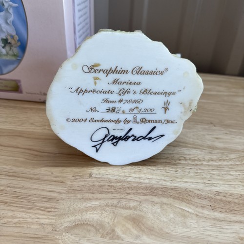 Seraphim Classic Marissa Angel Signed Artist Gaylord Ho Limited Edition COA - Picture 8 of 13