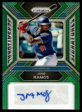 2024 Panini Select Signature Selections Green Auto Jose Ramos #SS-JR