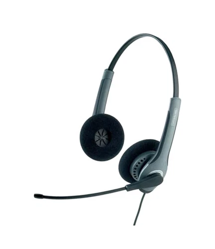 Jabra GN 2000 Duo NC Flex boom, 82 E-SDT Headset Schwarz