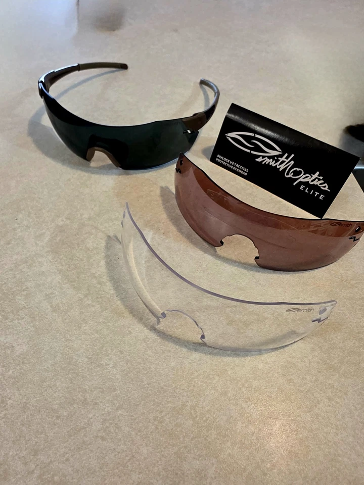 Gafas de sol Smith PivLock V2 Max Elite negras con 3 lentes y estuche Foto 2 de 4