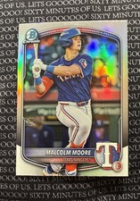 2025 Bowman Draft - Chrome Malcolm Moore #BDC-191 Refractor (RC)
