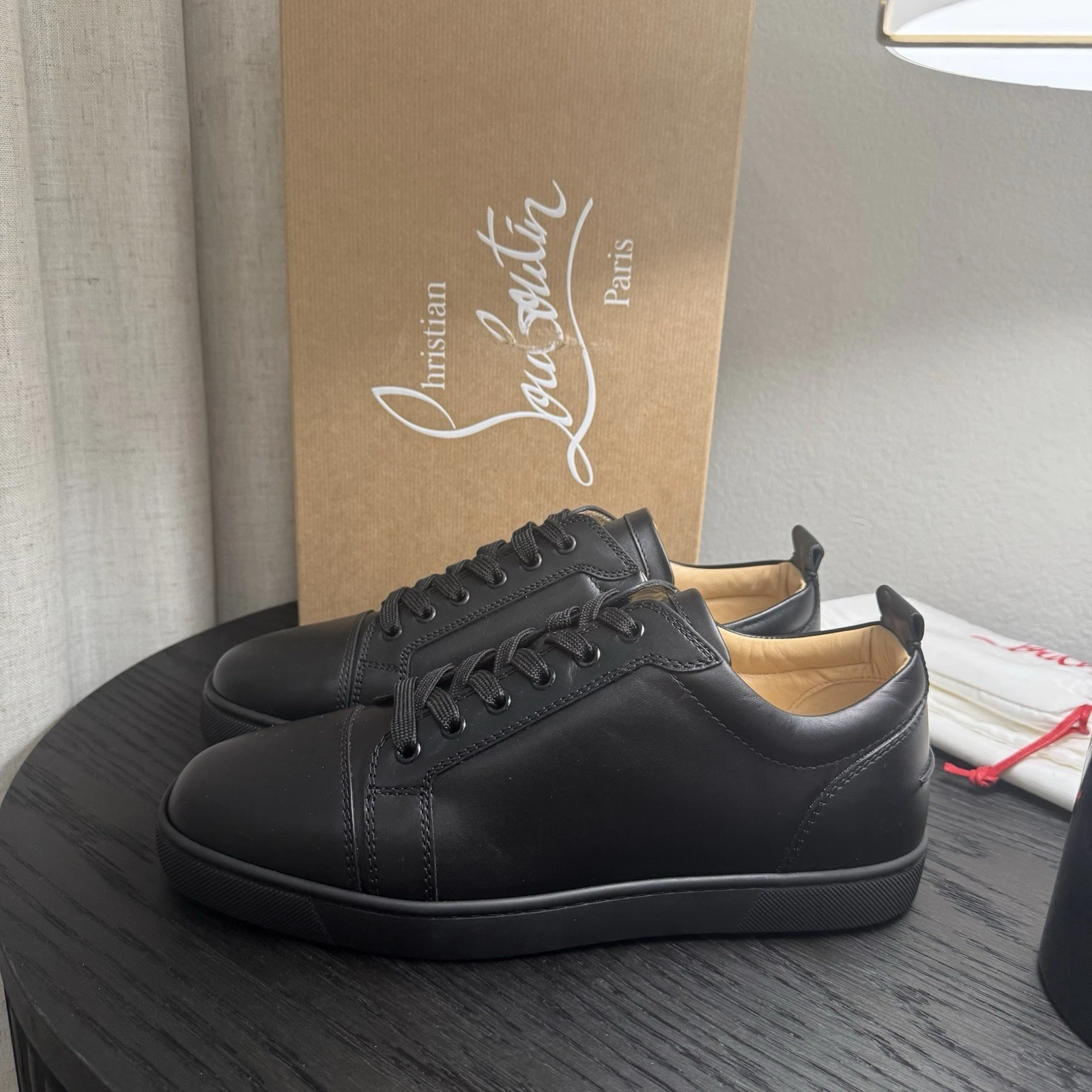 Christian Louboutin — Christian Louboutin Louis Junior Sneakers Leather Black 43
