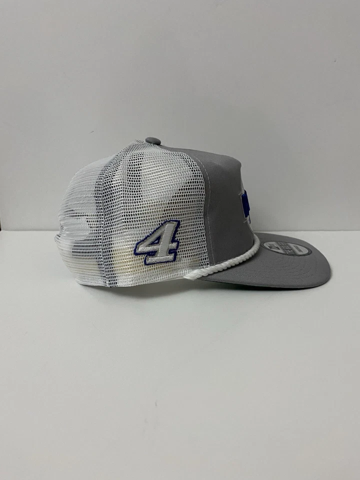 Бейсболка New Era The Golfer NASCAR Kevin Harvick No4 Busch Light с серой сеткой - Изображение 4 из 4