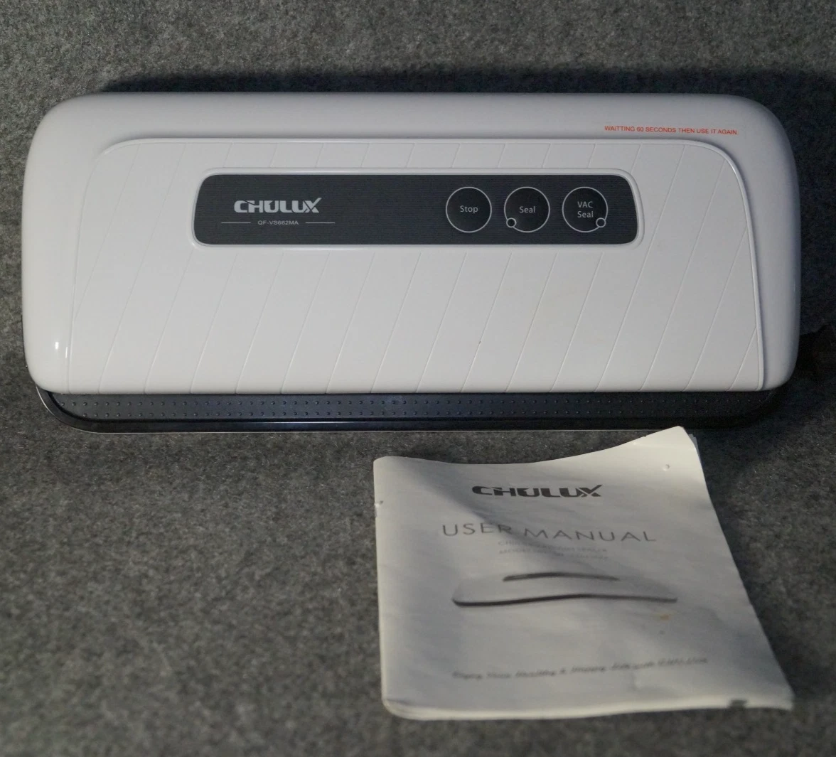 CHULUX Vacuum Sealer QF‑VS662MA – Open Box – Manual Included