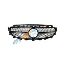 Kühlergrill Diamond Schwarz Ohne Kameraloch Mercedes-Benz E Class W213 2016 - 20