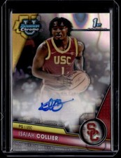 2023-24 Bowman U Chrome #BCPA-IC Isaiah Collier 1st Lava Refractor Auto /199