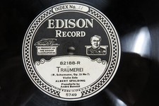 Albert Spalding - EDISON 82188 - Scherzo - Tarentelle & Traumerei - Violin
