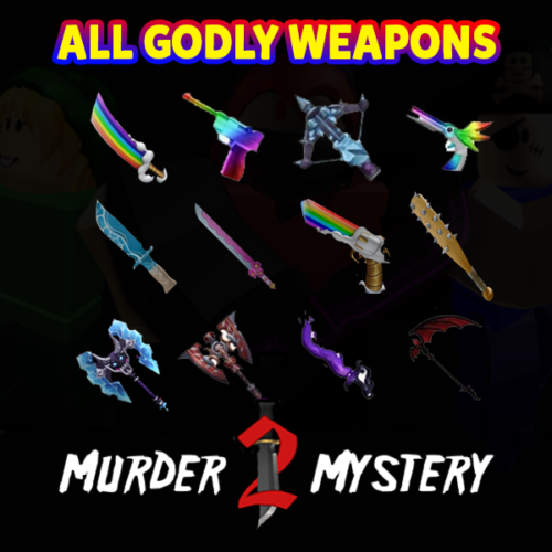 Roblox Murder Mystery 2 MM2 | Super Rare Godly/Chroma Knives and Guns | CHEAPEST - Afbeelding 1 van 178