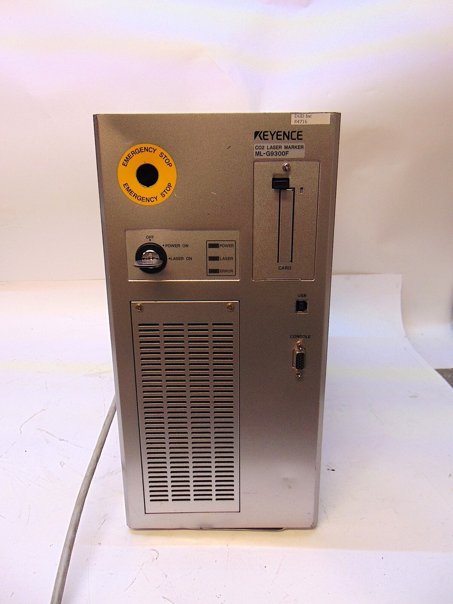 Keyence CO2 Laser Marker ML-G9300F With Key S4716 | eBay