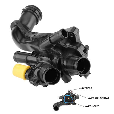 Partsline Boitier De Thermostat D'Eau Avec Connectique Compatible Avec C4, C4 Picasso, DS3, Mini, Mini Clubman, Mini Décapotable, 207, 3008, 308, 5008, RCZ 1.6 16V - 1336.CE 1336Z6